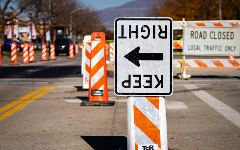 Construction Signs in US